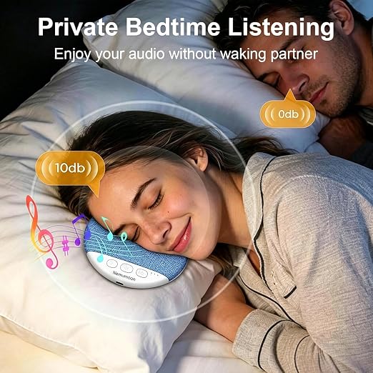 Under Pillow Sleep Speaker, Bedside Pillow‑Top Sound System Speaker for Better Sleep