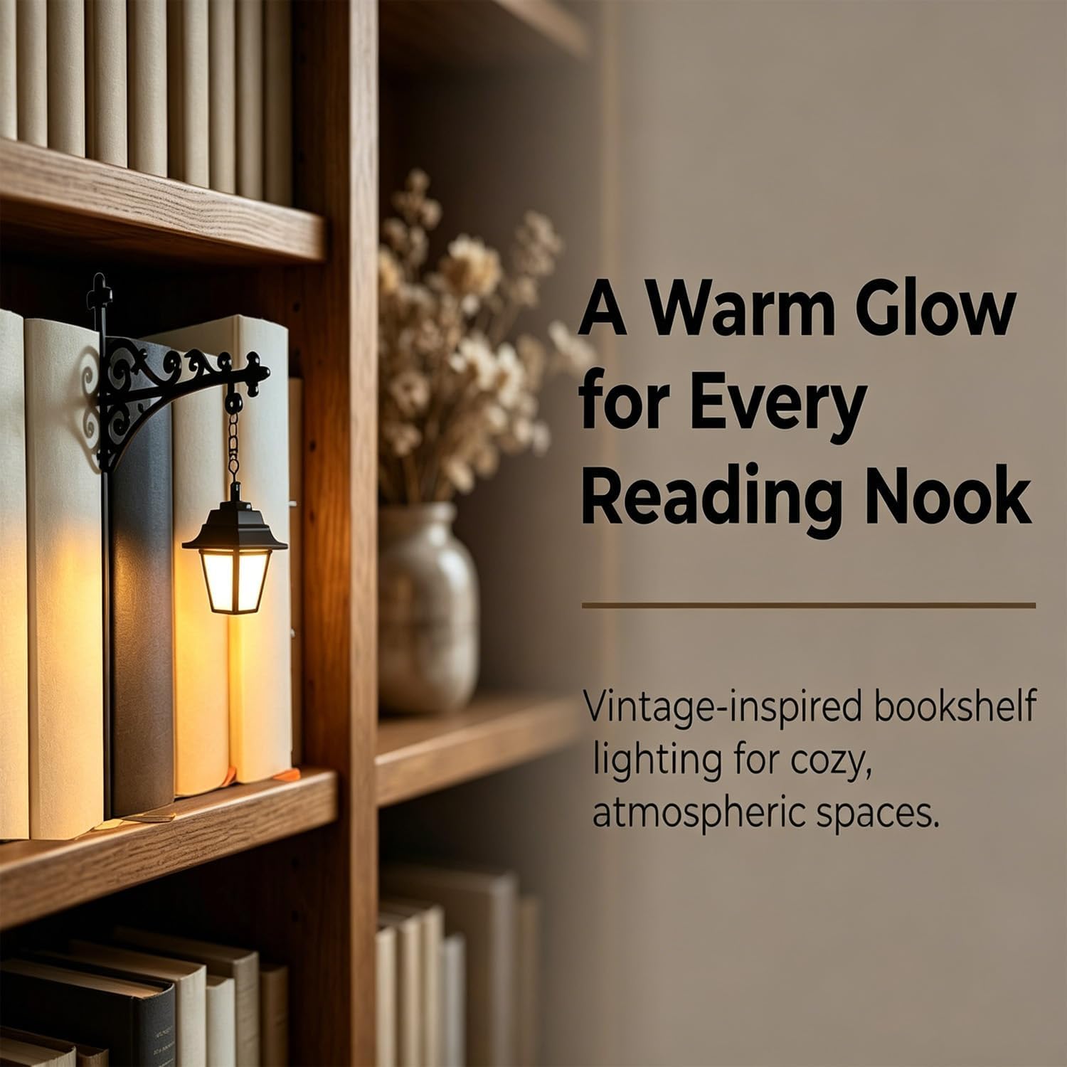 Bookshelf Clip‑on Ambient Light
