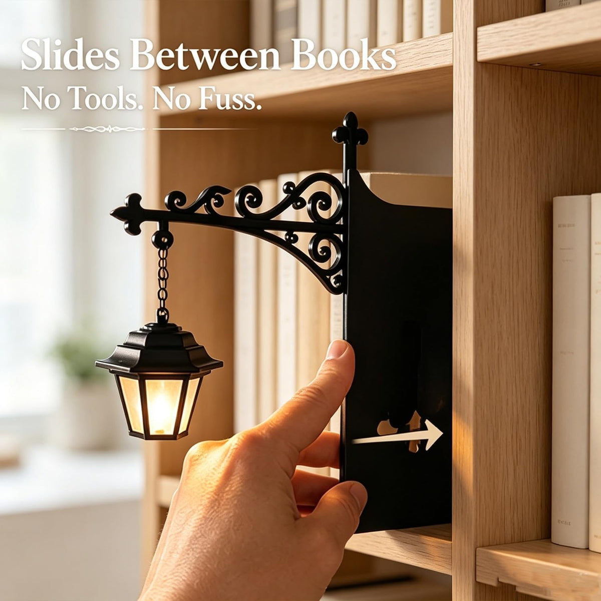Bookshelf Clip‑on Ambient Light