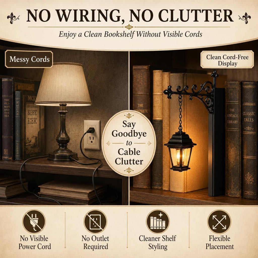 Bookshelf Clip‑on Ambient Light