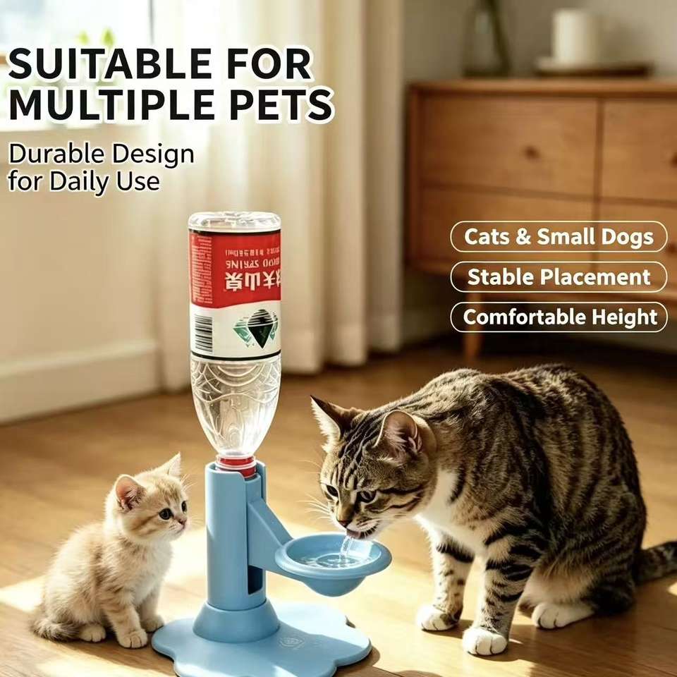 Adjustable Automatic Pet Water Fountain, Multi‑Flow Circulating Water Dispenser for Cats & Small Dogs