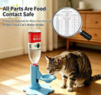 Adjustable Automatic Pet Water Fountain, Multi‑Flow Circulating Water Dispenser for Cats & Small Dogs