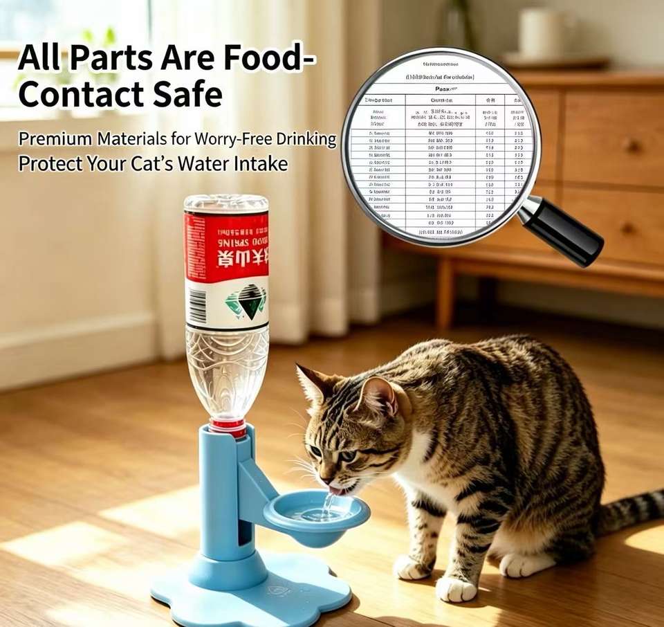 Adjustable Automatic Pet Water Fountain, Multi‑Flow Circulating Water Dispenser for Cats & Small Dogs