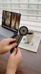 4-in-1 Aluminum Magnetic Lay Flat Phone Tripod Stand
